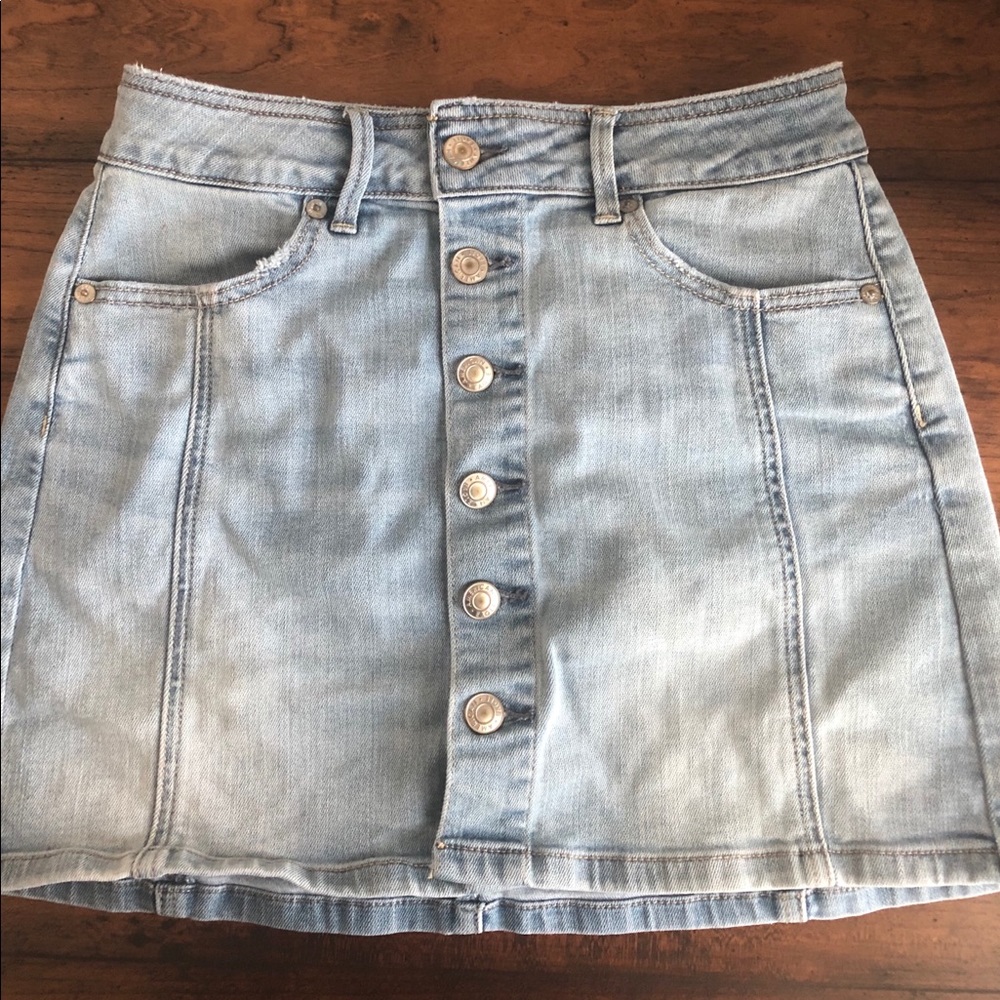American eagle denim skirt
